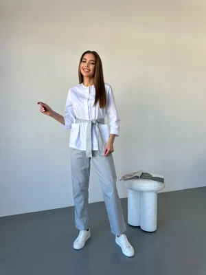 Медичний костюм Elegant (Сірий)